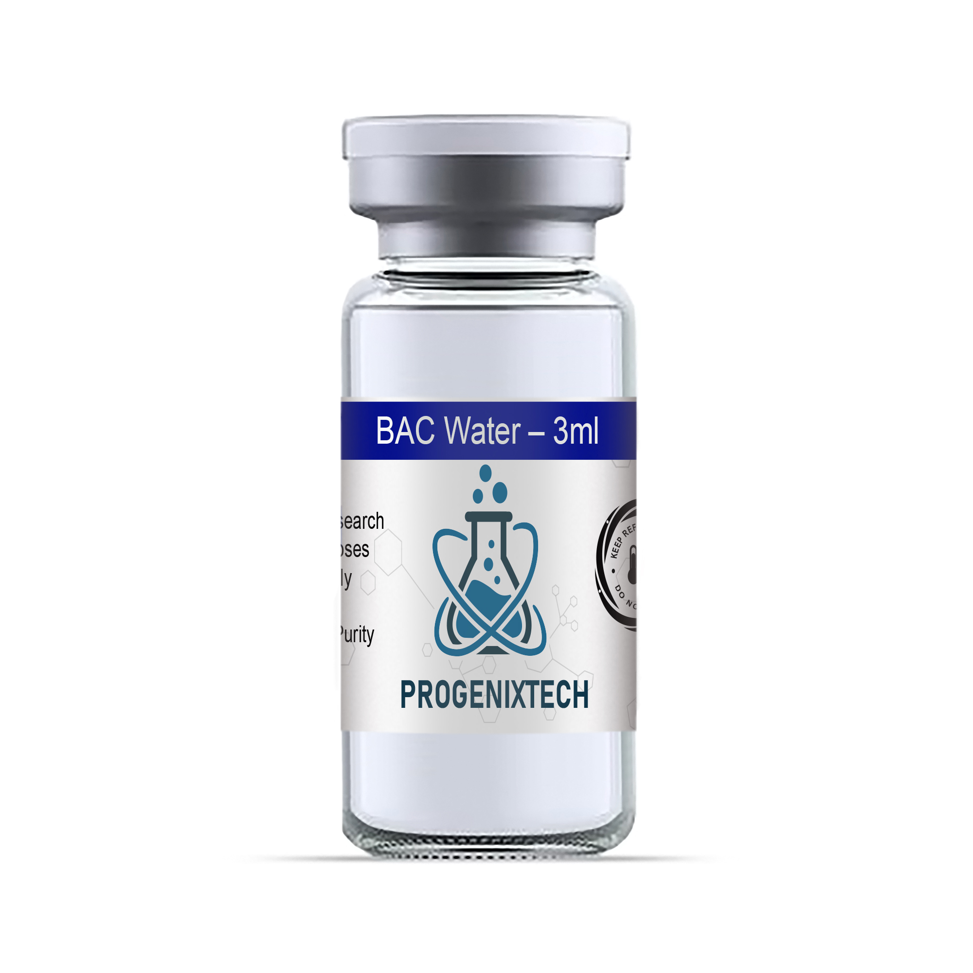 2ml bac water Pfizer Hospira Bacteriostatic Water – 30 mL – Peptide Test main image 1